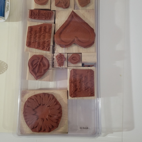 Stampin Up Sketch It Wooden Block Stamp Set - Picture 3 of 6